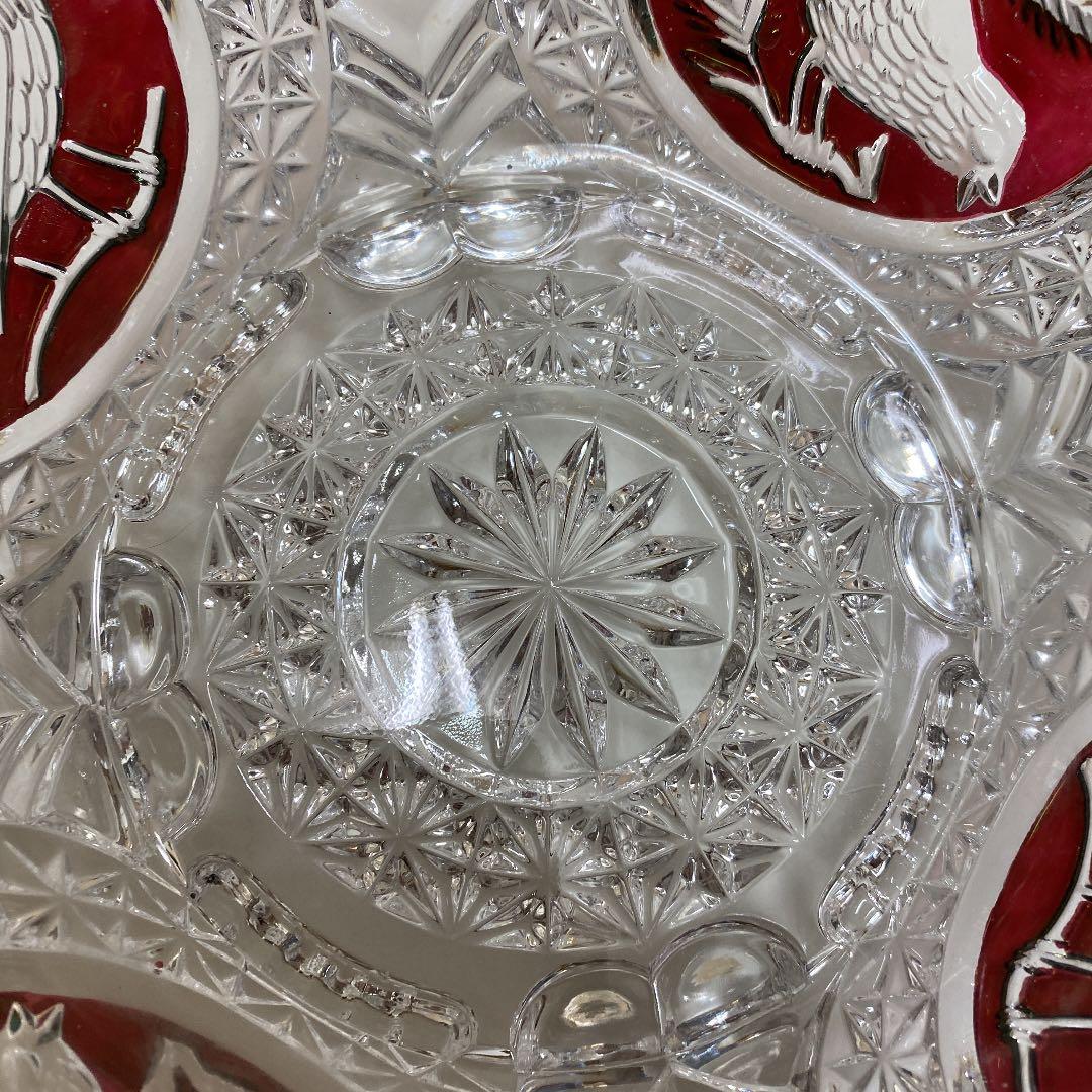 クリスタル　切り子　ボウル