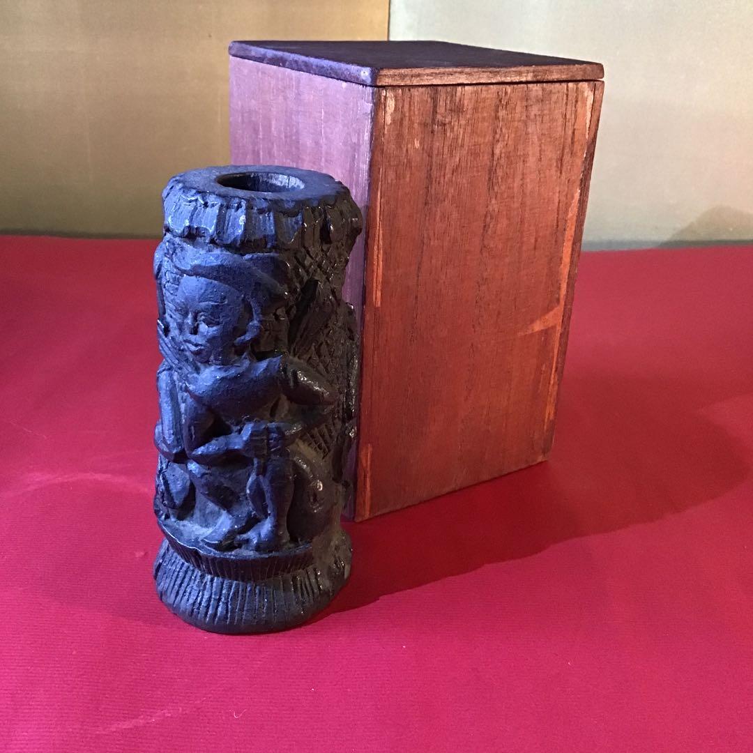 チョウ古い　筆筒　極軽177g