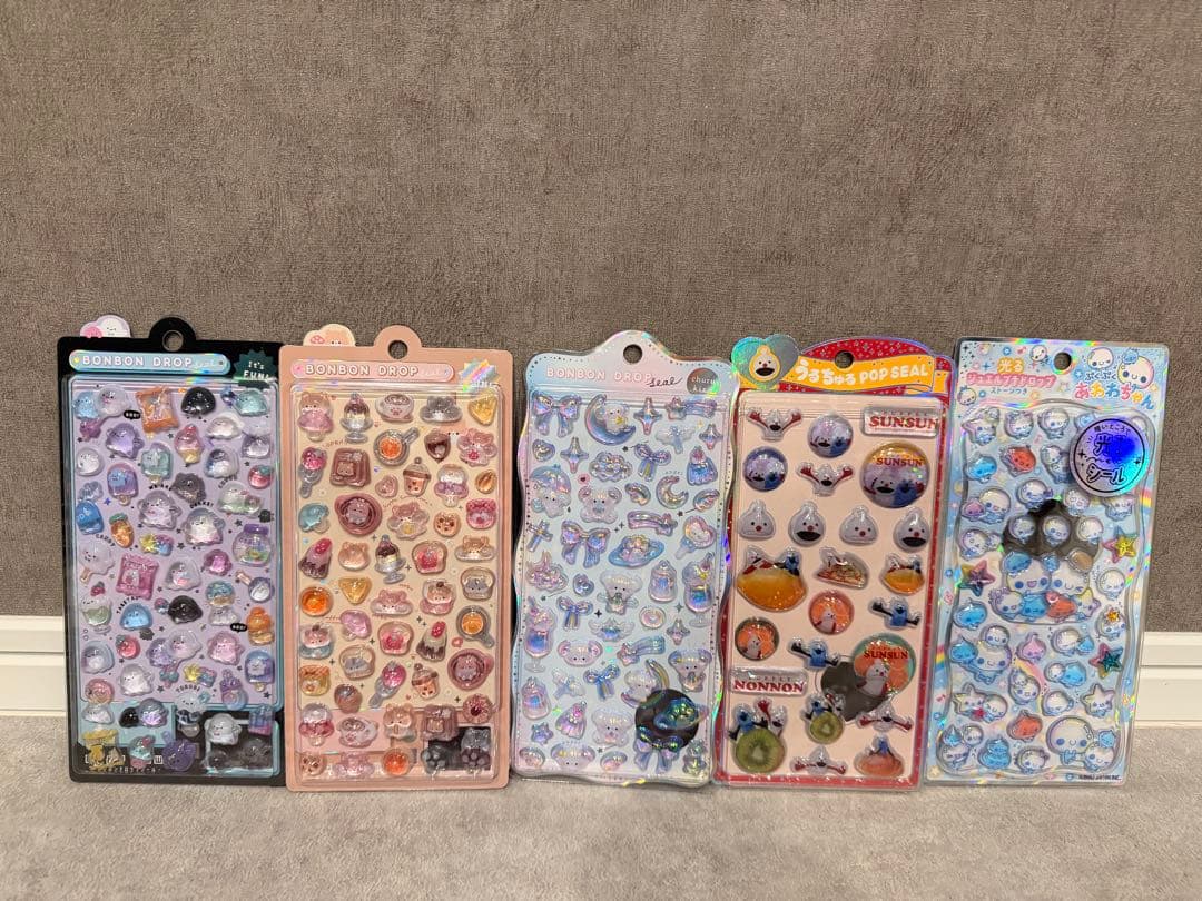 オリジナルボンドロ あわわちゃん スンスン サンリオ シールセット