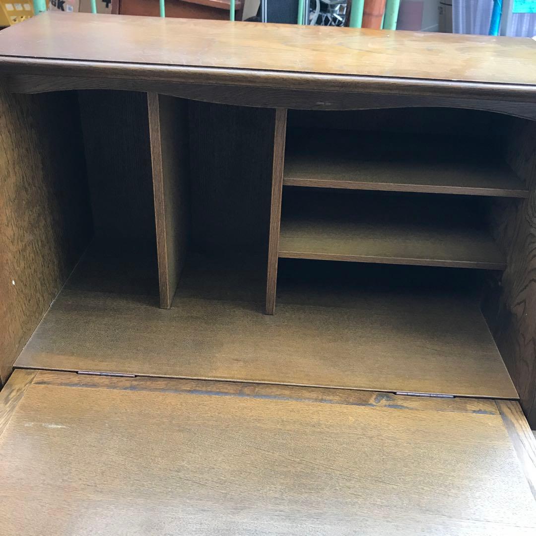 アンティーク家具　蛇腹式ライディングビューロー