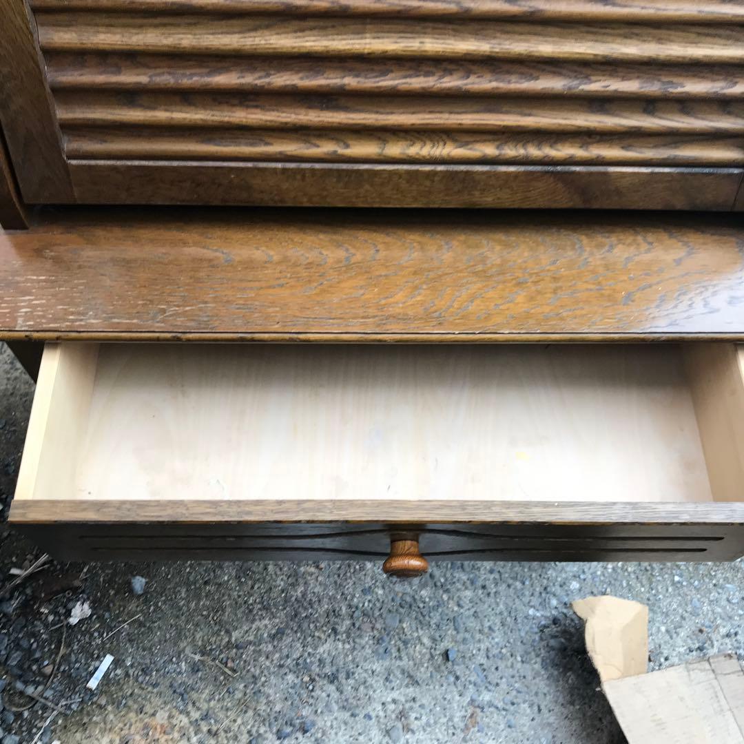 アンティーク家具　蛇腹式ライディングビューロー