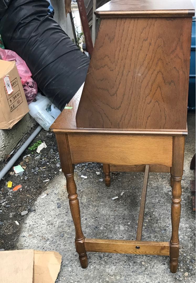 アンティーク家具　蛇腹式ライディングビューロー