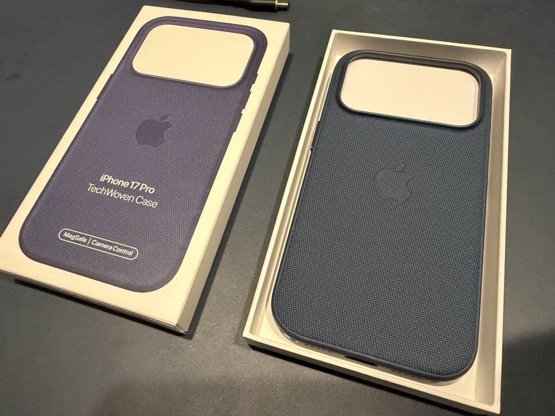 iPhoneアクセサリー iphone17 pro tech woven case blue