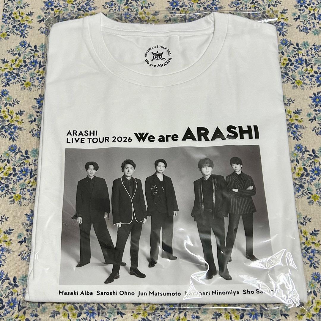 嵐 Tシャツ We are ARASHI ライブツアー グッズ