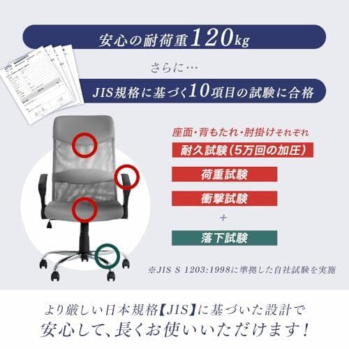 タンスのゲン オフィスチェア【床傷防止！PUキャスター】腰楽ランバーサポーDXT