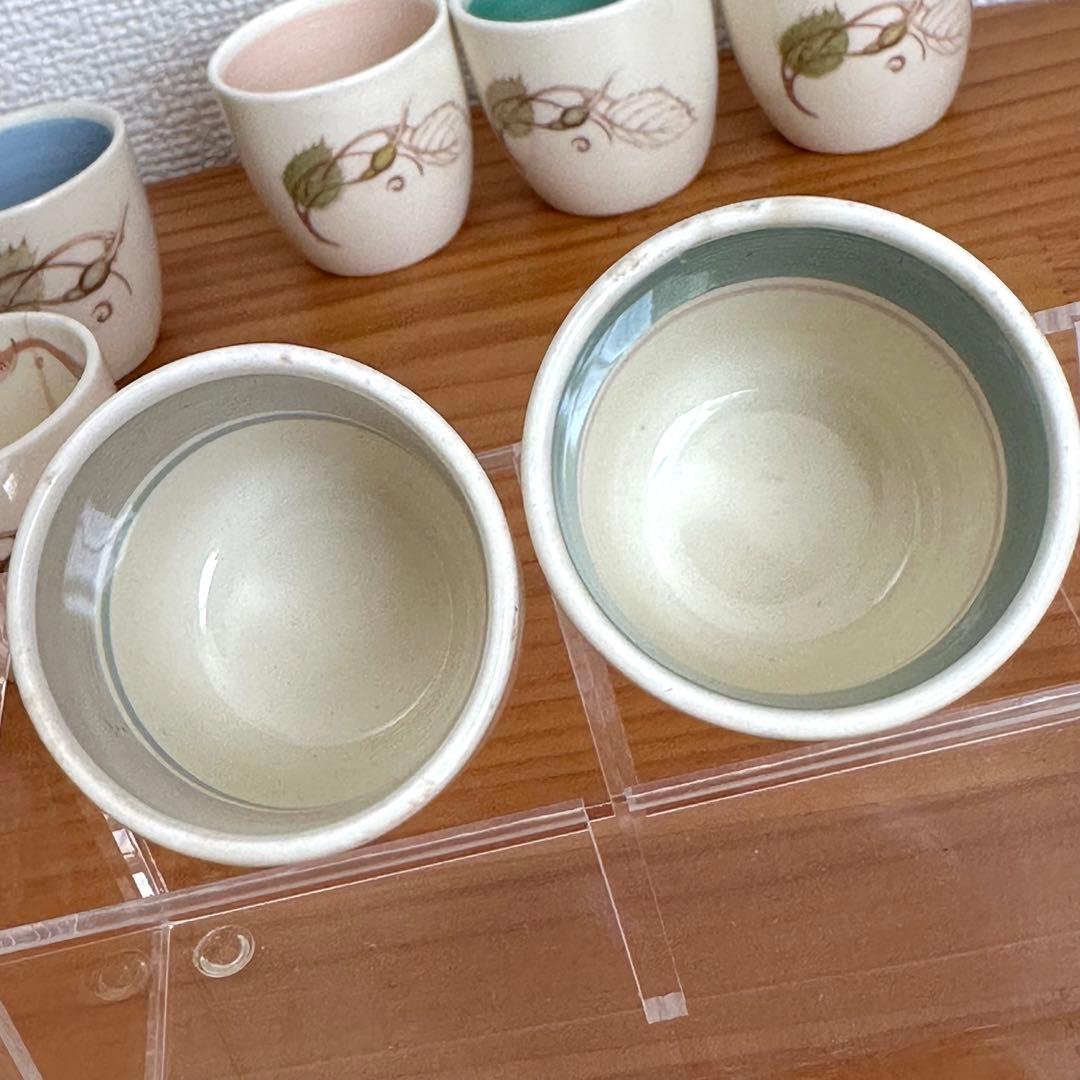 034 スージークーパー 希少パトリシアローズ エッグカップ 9種類セット