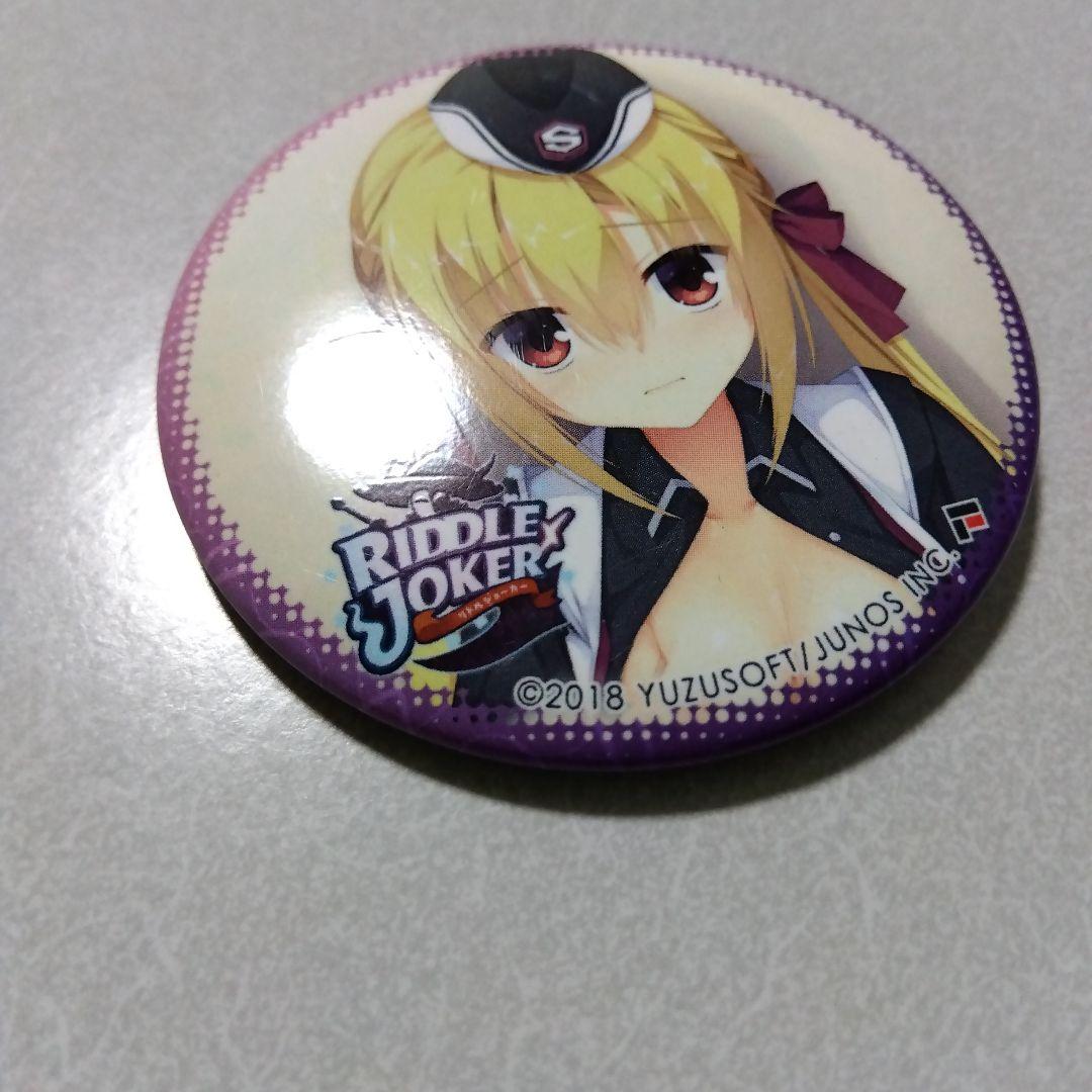 【RIDDLE JOKER】在原七海 コラボカフェ ゆずソフト 缶バッジ