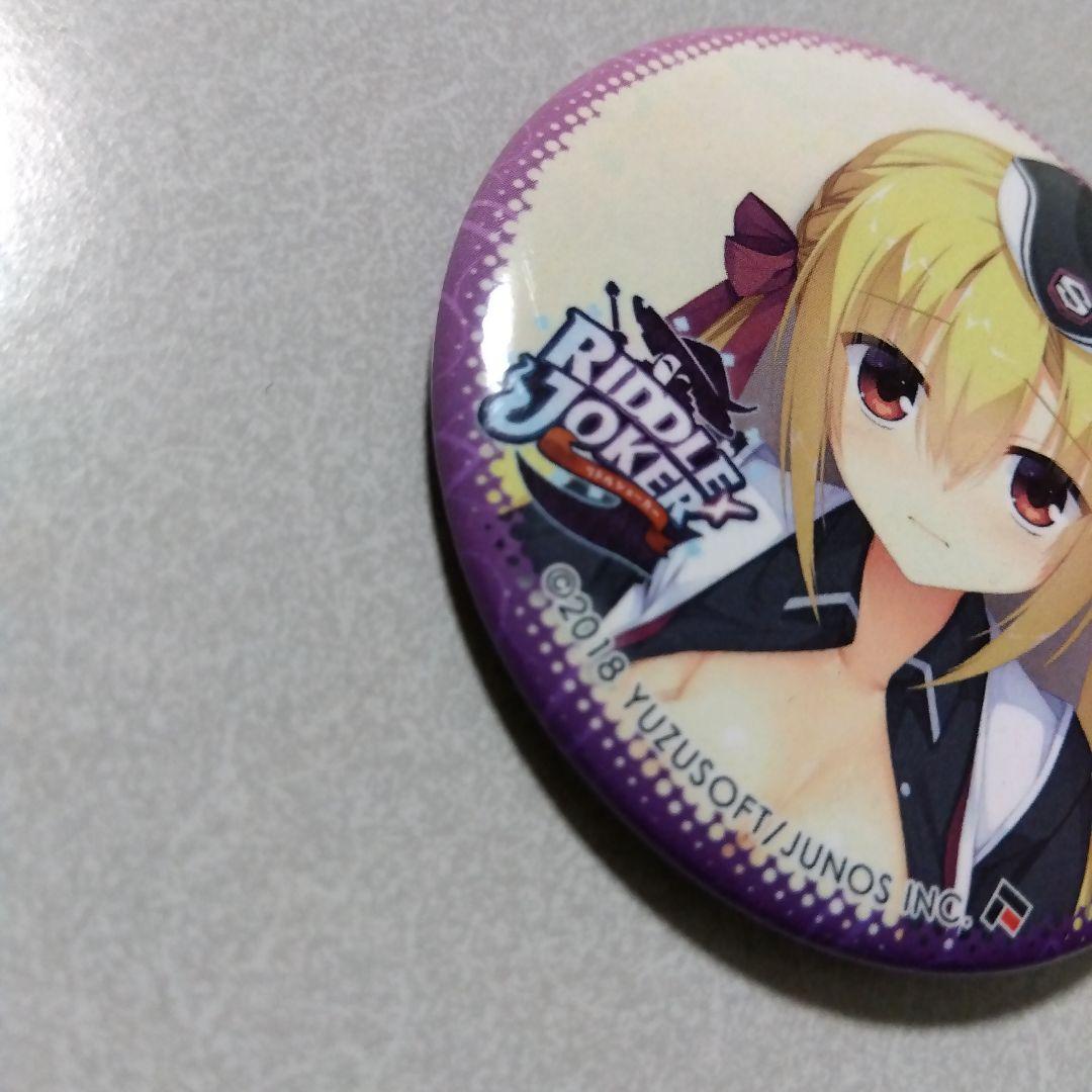 【RIDDLE JOKER】在原七海 コラボカフェ ゆずソフト 缶バッジ