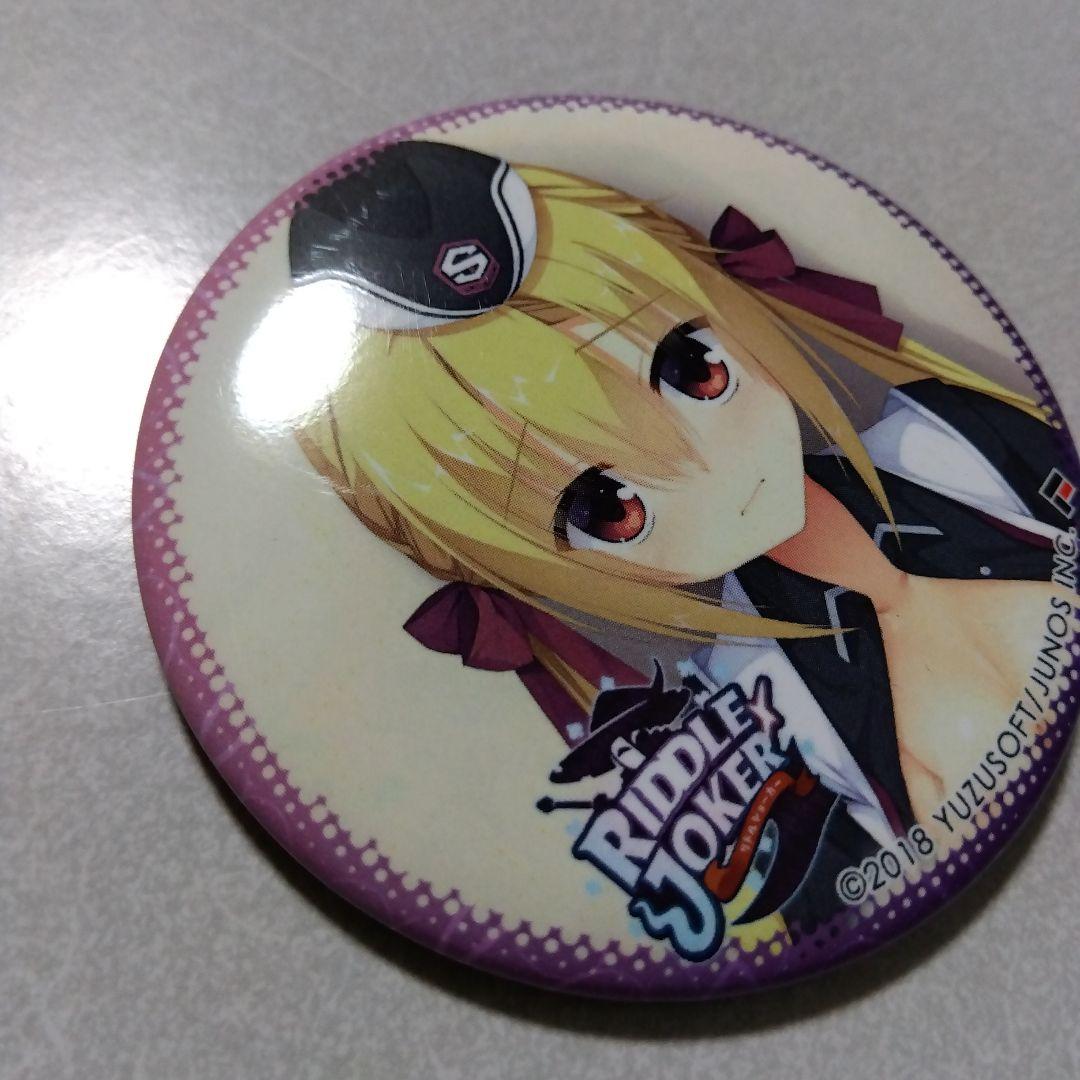 【RIDDLE JOKER】在原七海 コラボカフェ ゆずソフト 缶バッジ