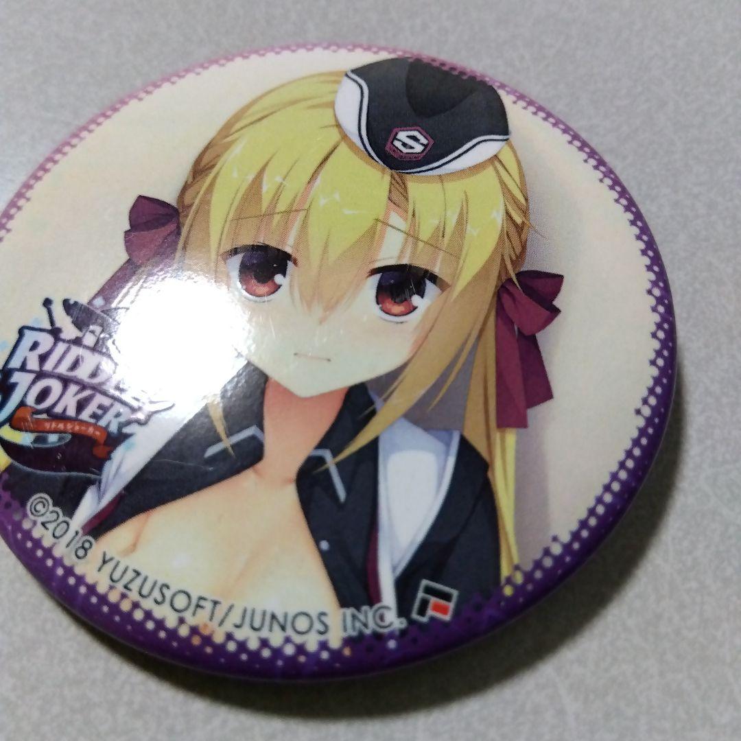 【RIDDLE JOKER】在原七海 コラボカフェ ゆずソフト 缶バッジ