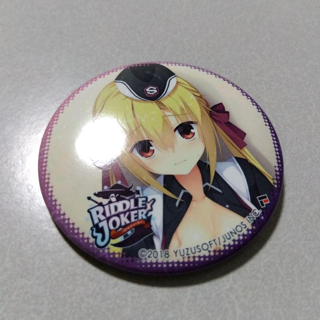 【RIDDLE JOKER】在原七海 コラボカフェ ゆずソフト 缶バッジ