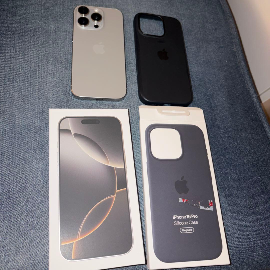 【美品】iPhone16Pro 128GBナチュラルチタニウムSIMフリー