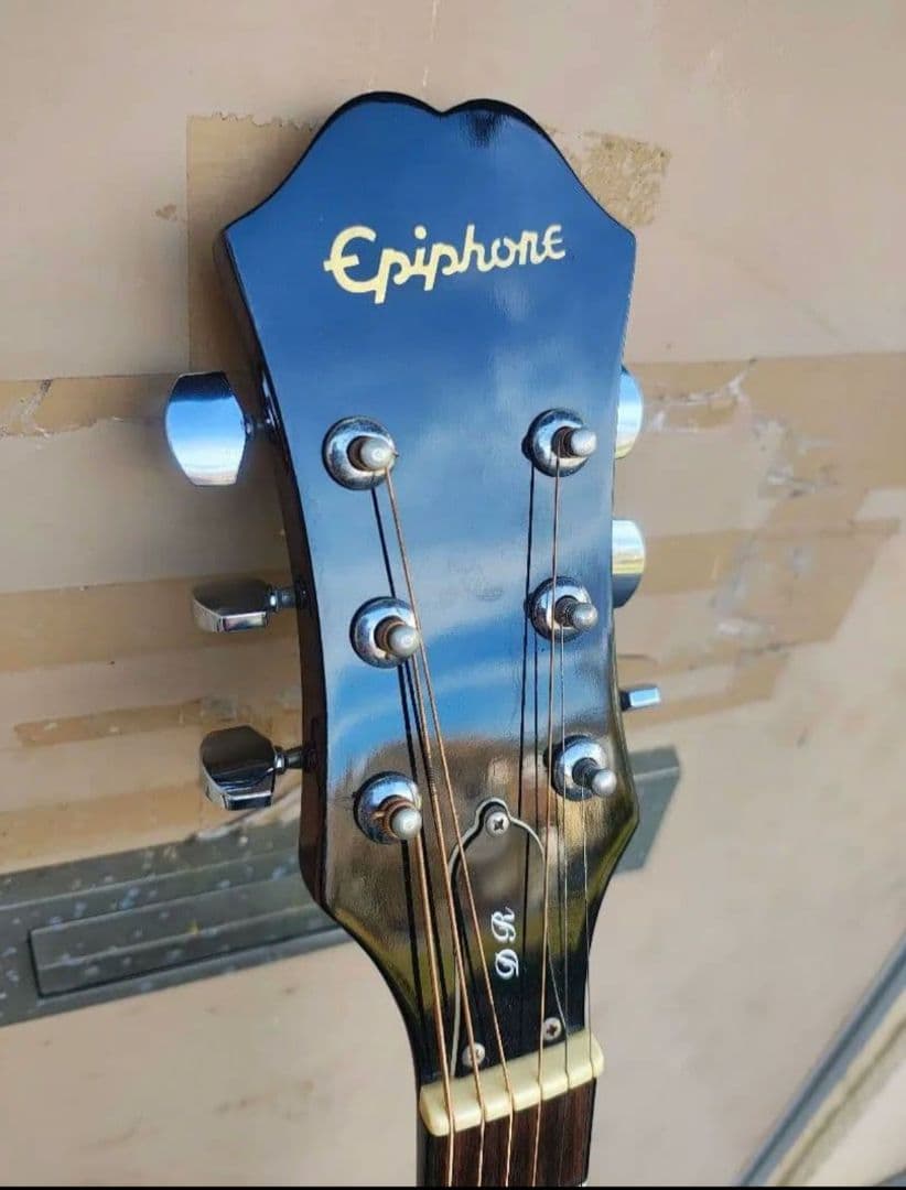 美品 Epiphone DR-100 NA コンタクトPU２個搭載 エレアコ