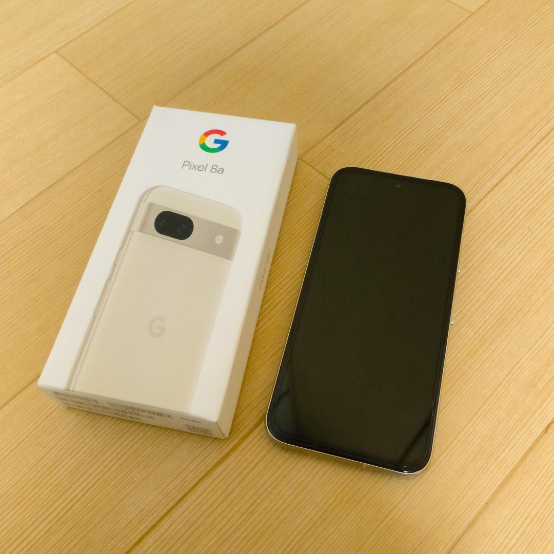 Google Pixel 8a Obsidian 本体 + 予備フィルム付