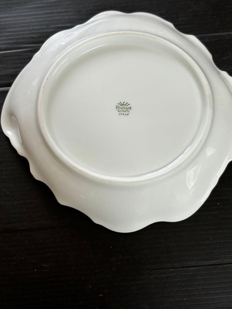 希少❣️未使用極美品❣️リチャードジノリ シェルディシュ サックスフラワー