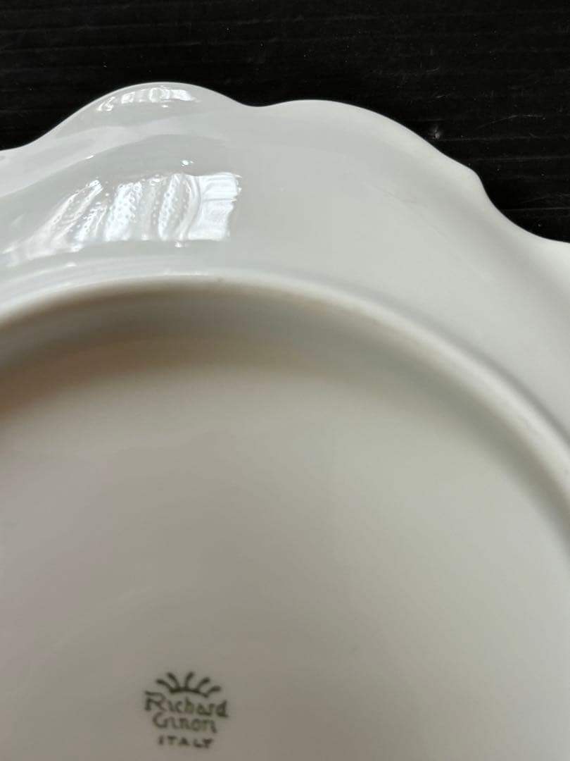 希少❣️未使用極美品❣️リチャードジノリ シェルディシュ サックスフラワー