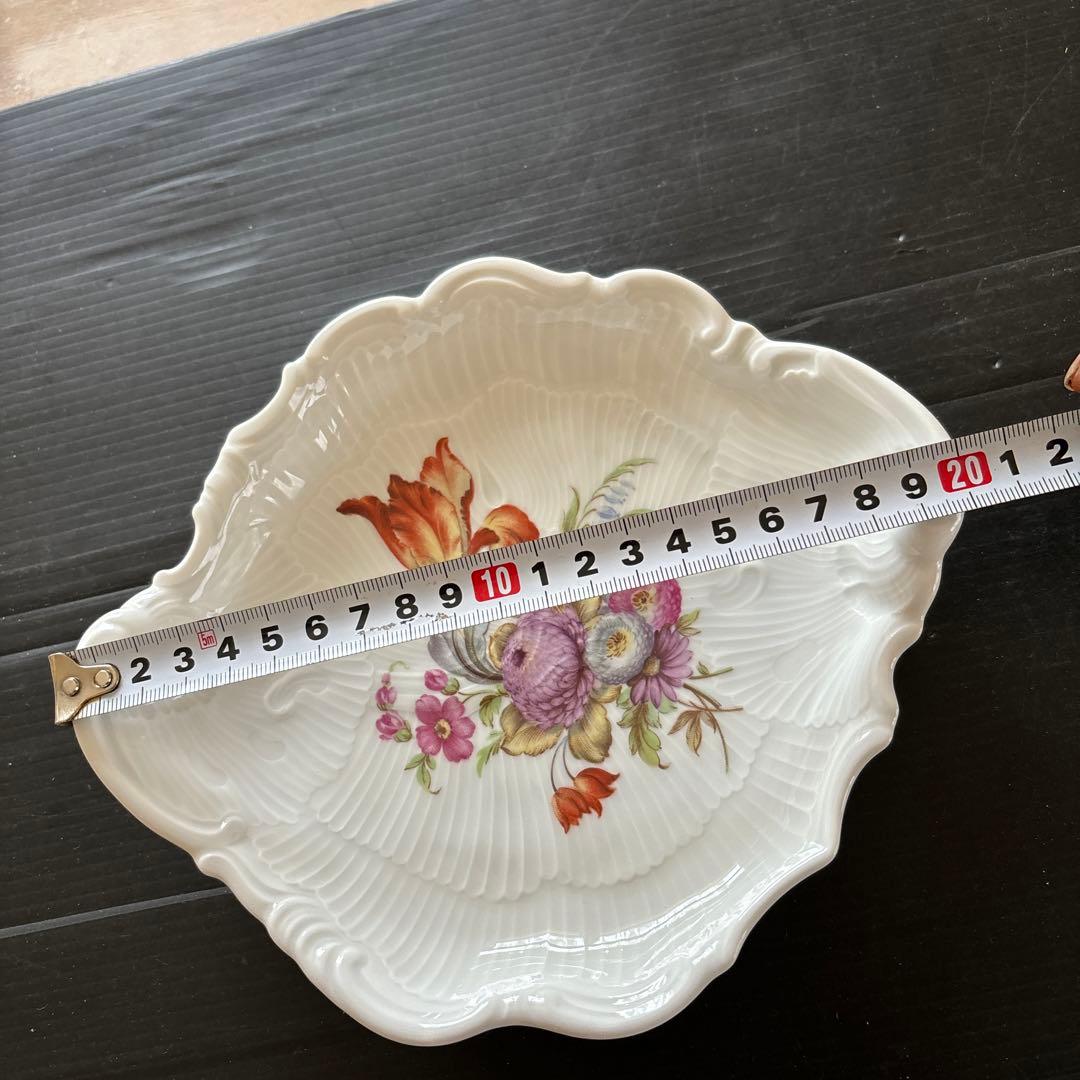 希少❣️未使用極美品❣️リチャードジノリ シェルディシュ サックスフラワー