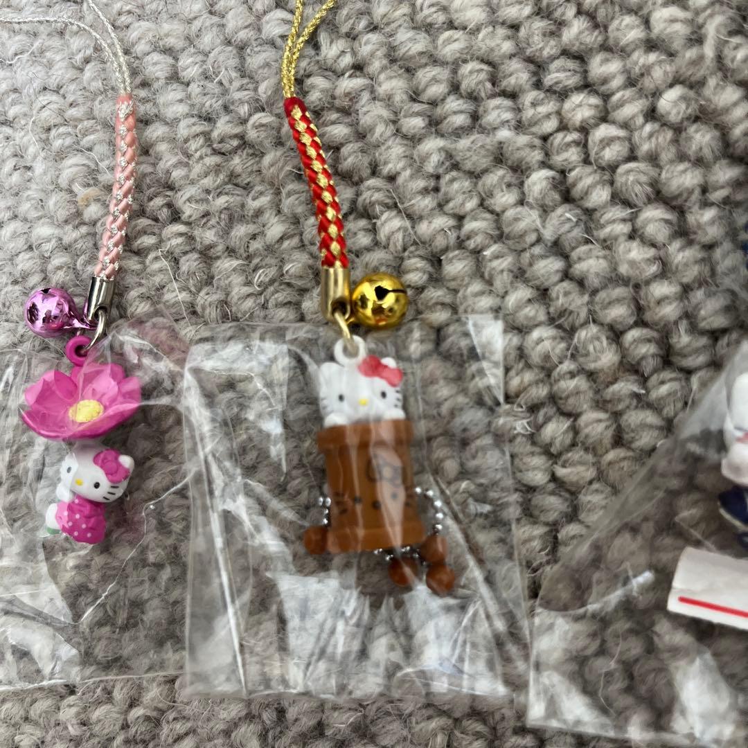 ハローキティ ストラップ 3個セット