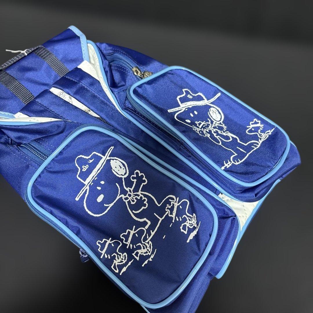 スヌーピー バッグ ネイビー当時物レトロ未使用日本製1958〜1965 レア札付