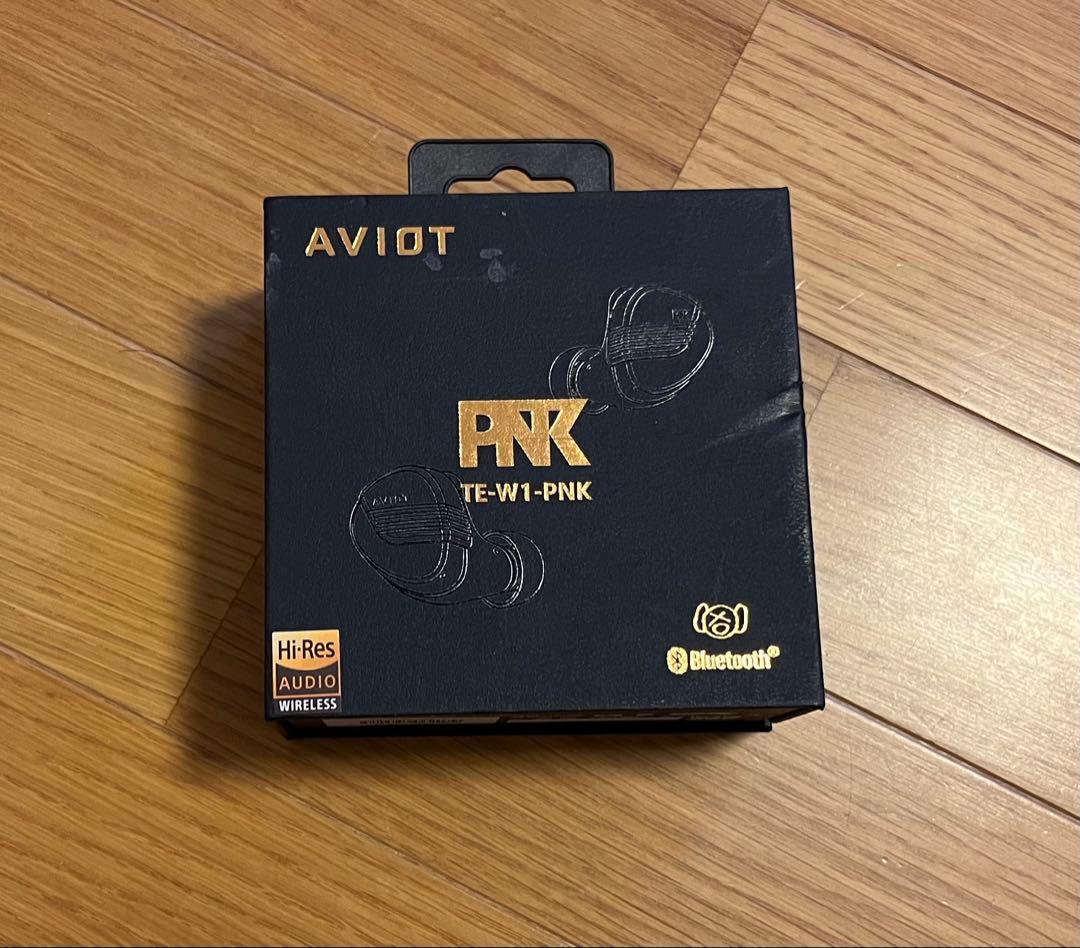 AVIOT TE-W1-PNK ピヤホン8 ワイヤレスイヤホン ブラック
