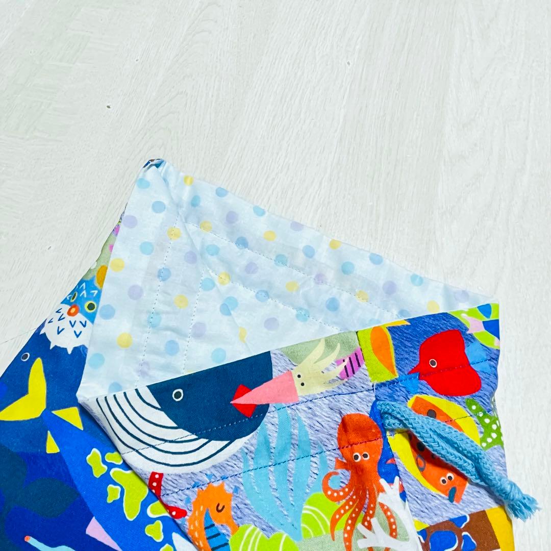 yuko　オーダー　ハンドメイド　お着替え袋　上履き袋