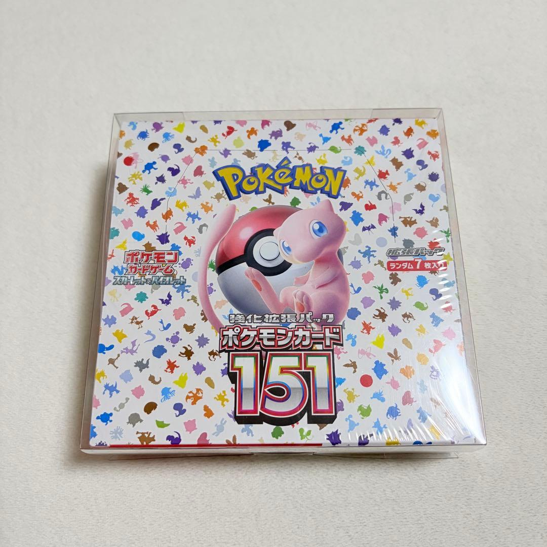 ポケモンカード 151 box 新品未開封シュリンク付き