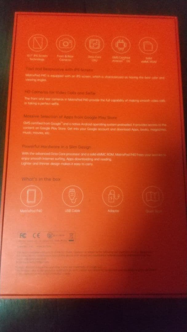 VANKYO タブレット本体 充電器付き