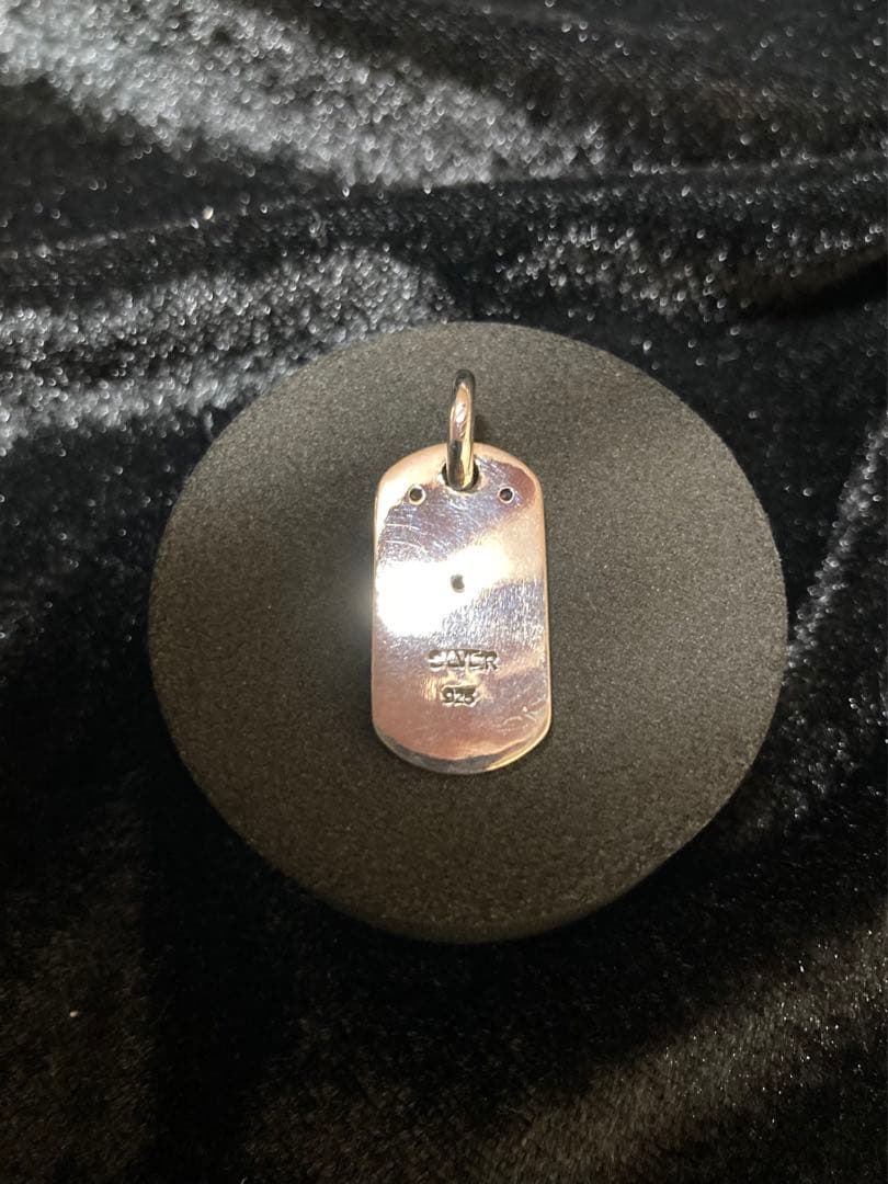 Dog Tag 薔薇 透かし