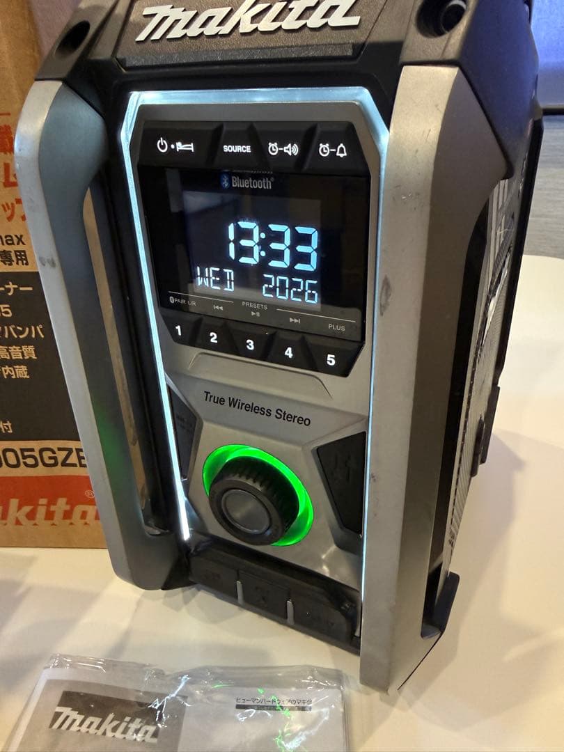 ヨシモリさま専用　マキタ充電式ラジオMR005GZB Bluetooth