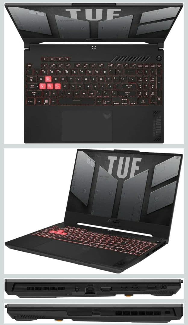 ASUS TUF GAMING A15 15.6インチ ゲーミングノートPC