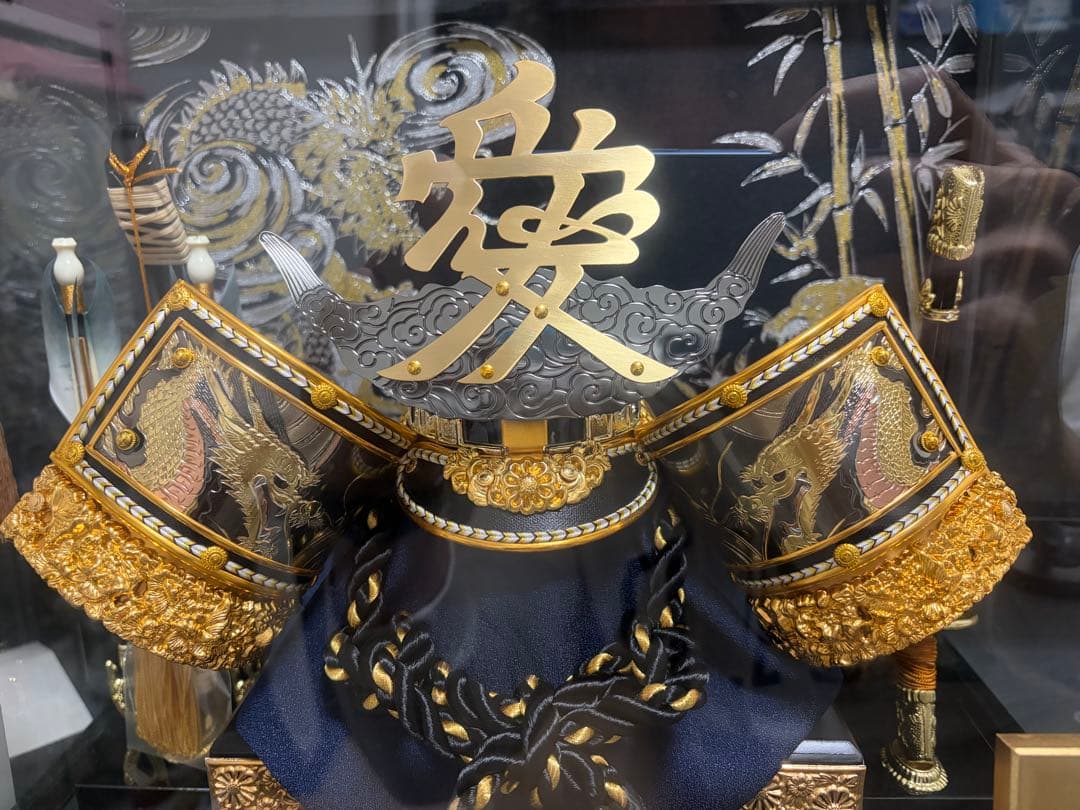 直江兼続 五月人形 兜と鎧のセット