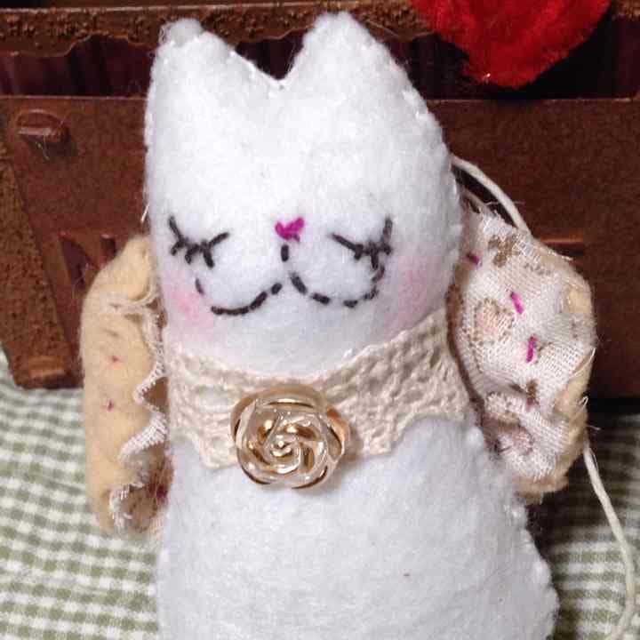 白猫えんじぇるラベンダーサシェ