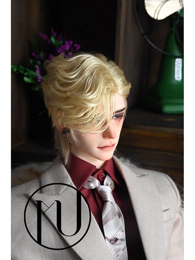 AX755 BJD 1/3 人形 ドール ウィッグ カツラ 耐熱 ハンドメイド