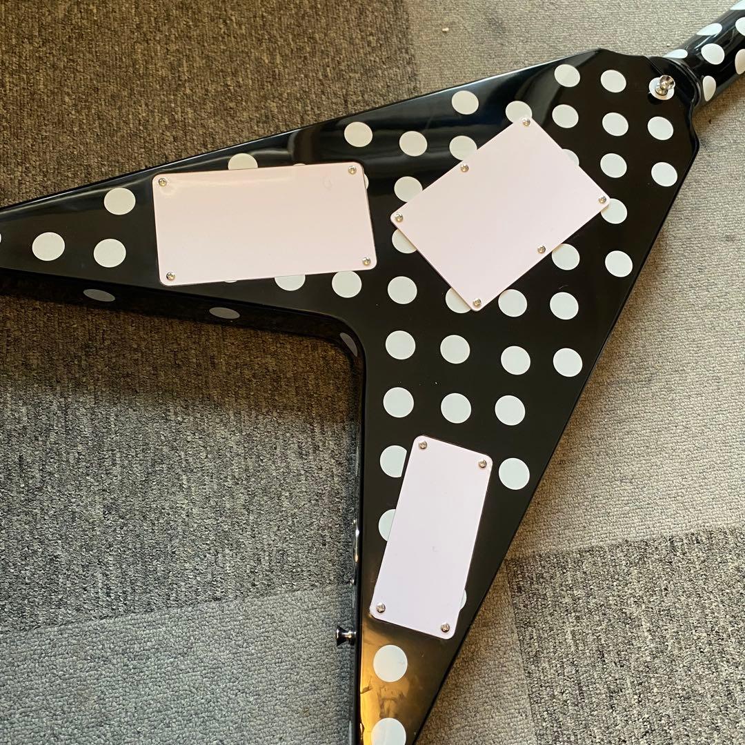 ノーブランド ポルカドット フライングVギタランディーローズ コンポーネント