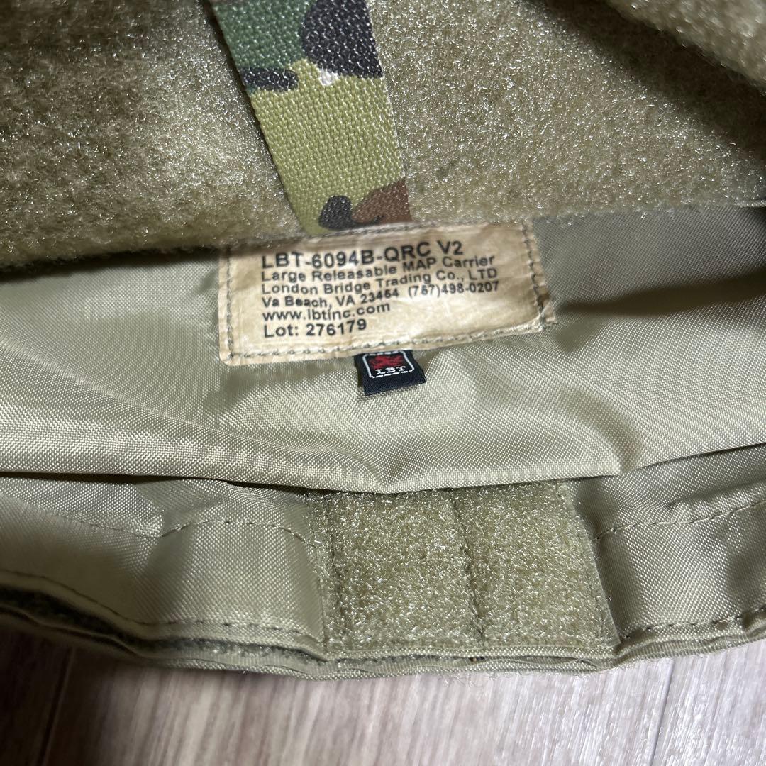 【実物】LBT-6094B-QRC-V2 マルチカム プレートキャリア