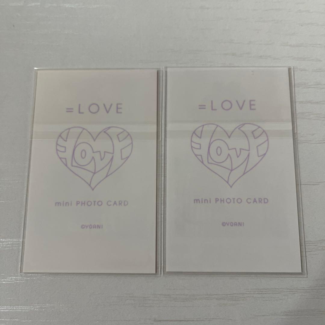 イコラブ　大場花菜 ミニフォト レア 猫衣装　仲直りシュークリーム　＝LOVE