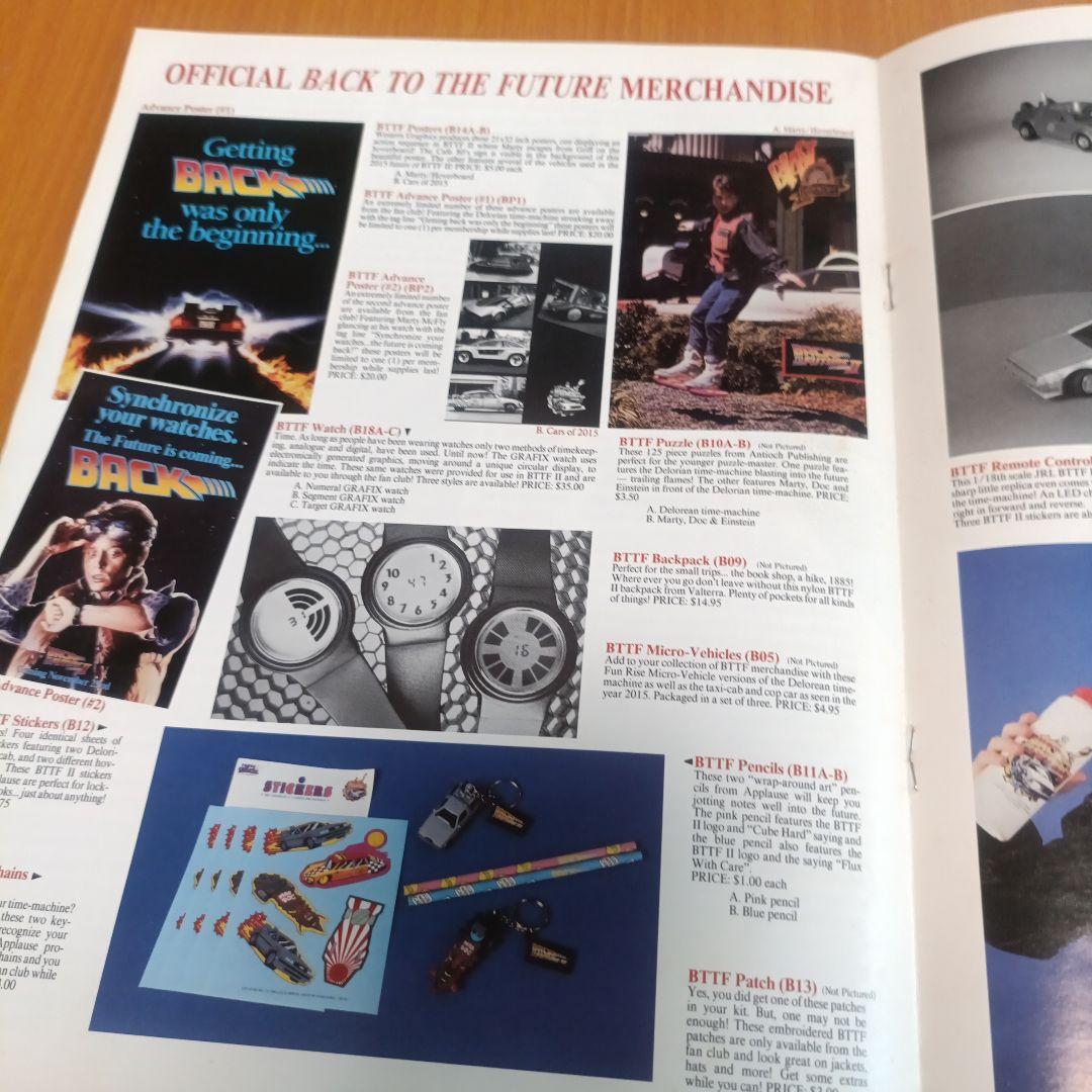 ポスター BACK TO THE FUTURE 1990 FAN CLUB KIT