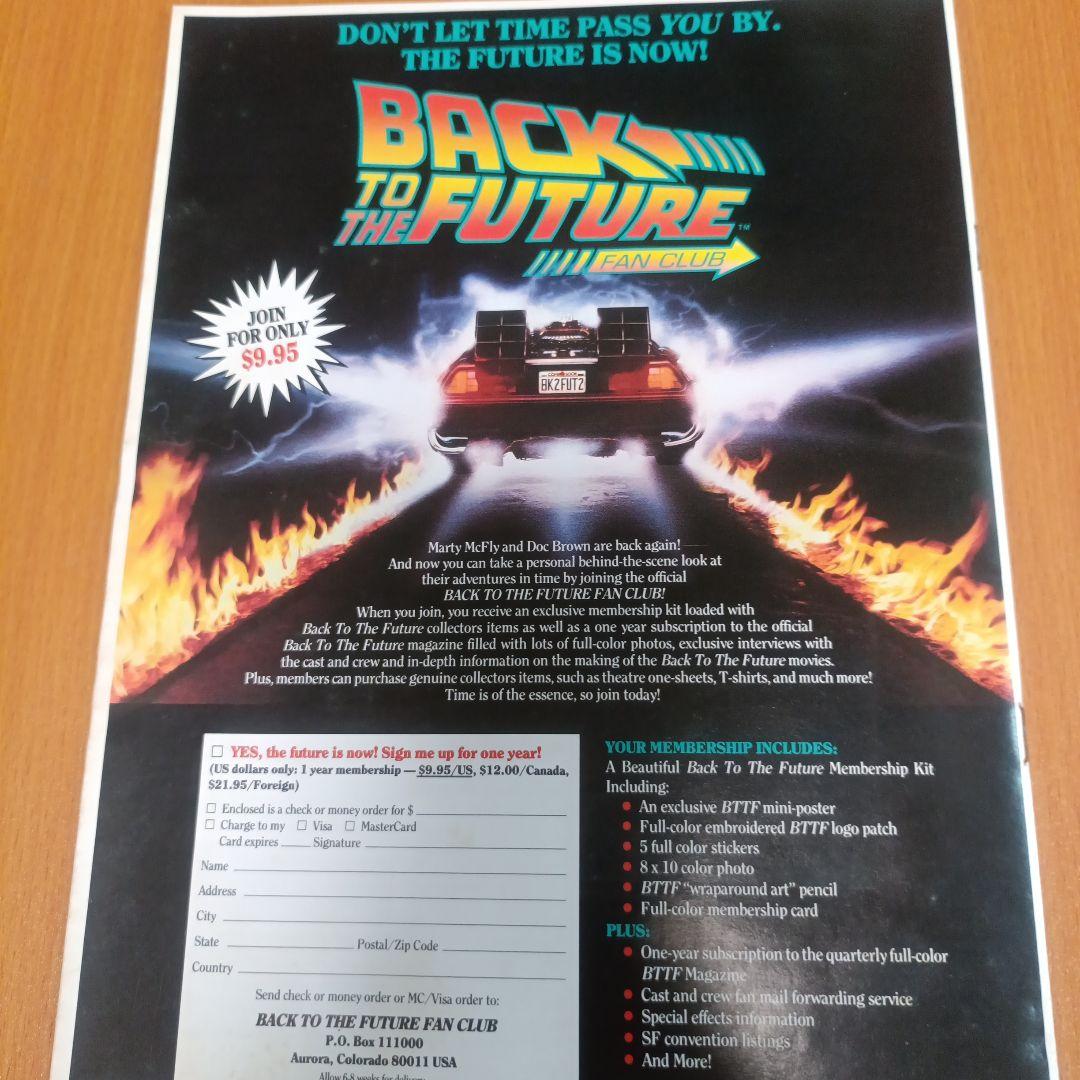 ポスター BACK TO THE FUTURE 1990 FAN CLUB KIT
