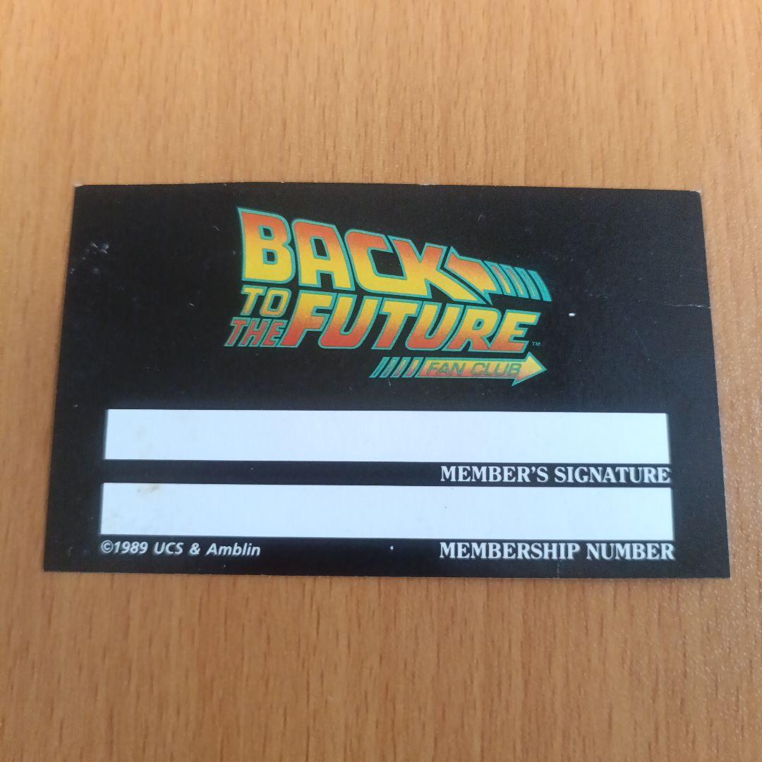 ポスター BACK TO THE FUTURE 1990 FAN CLUB KIT