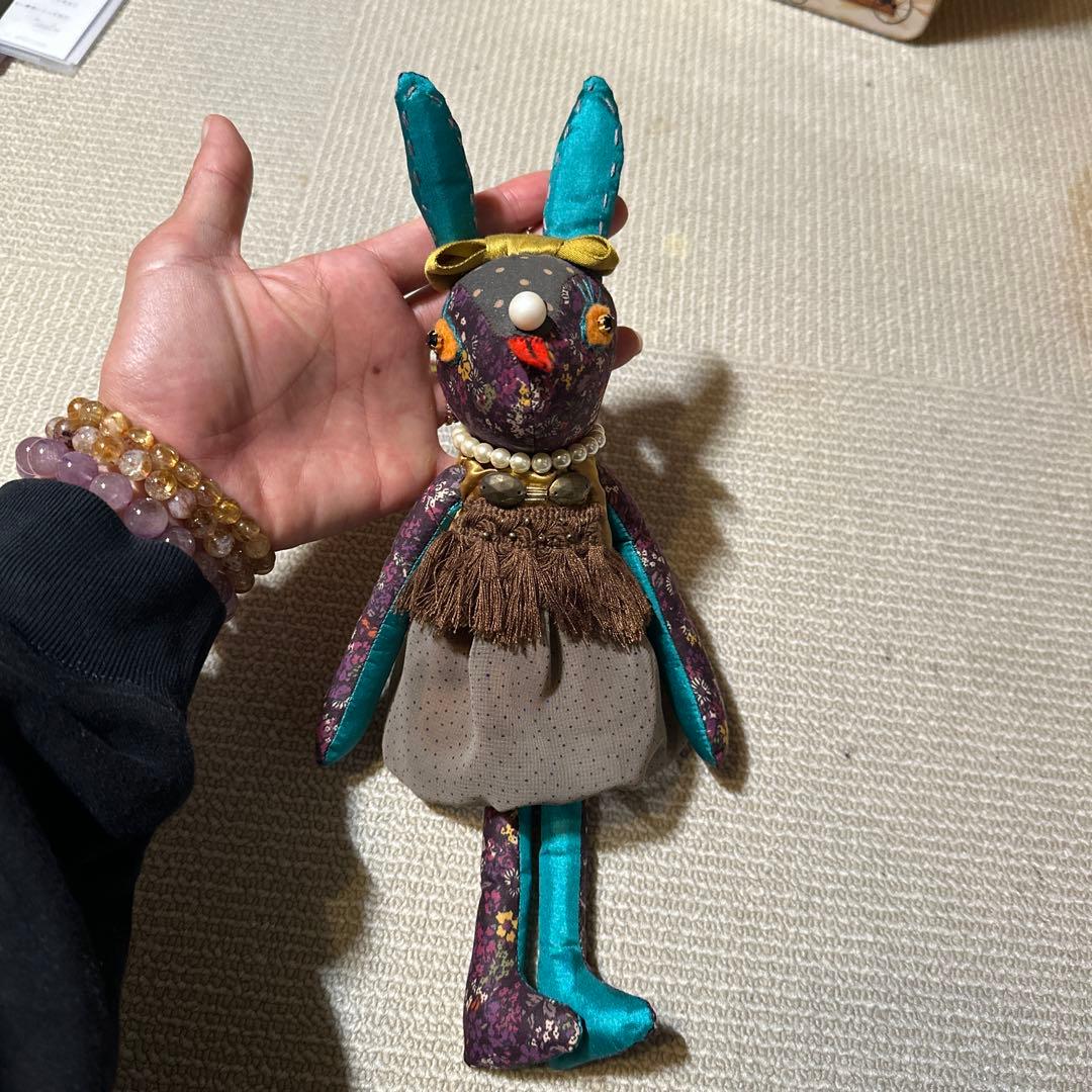 ハンドメイド作家　qp うさぎチャーム