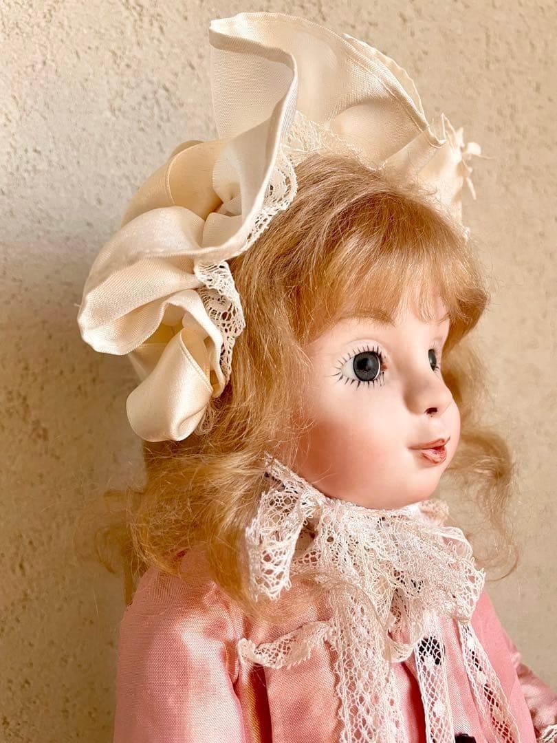 ビスクドール ハンドメイド 人形 アンティークドール ヴィクトリアン 創作人形