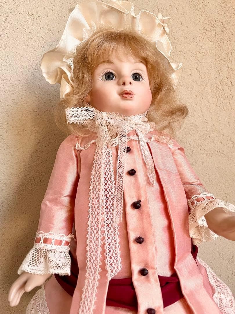 ビスクドール ハンドメイド 人形 アンティークドール ヴィクトリアン 創作人形
