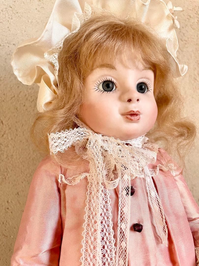 ビスクドール ハンドメイド 人形 アンティークドール ヴィクトリアン 創作人形