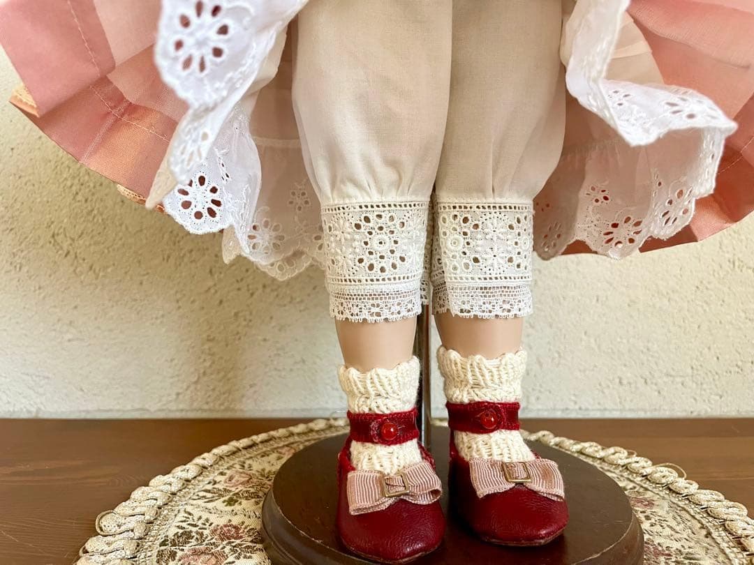 ビスクドール ハンドメイド 人形 アンティークドール ヴィクトリアン 創作人形