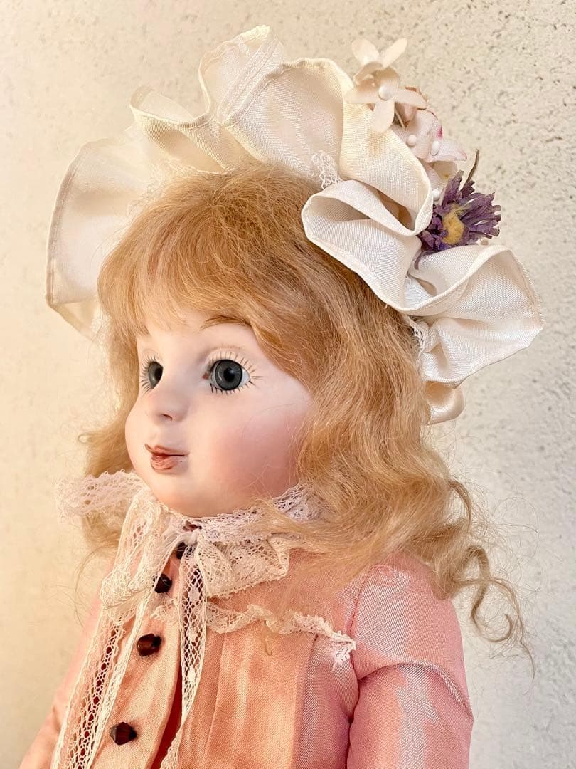 ビスクドール ハンドメイド 人形 アンティークドール ヴィクトリアン 創作人形