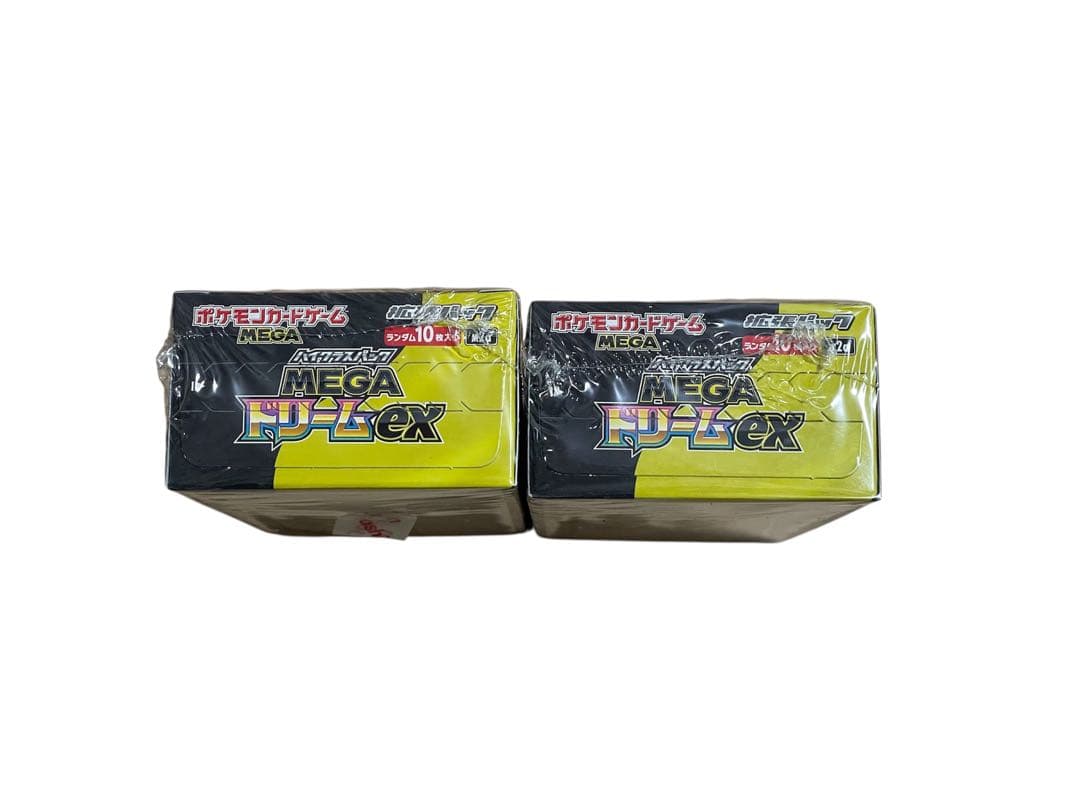 新品完全未開封　シュリンク付き　MEGAドリームex ポケモンカード 2BOX