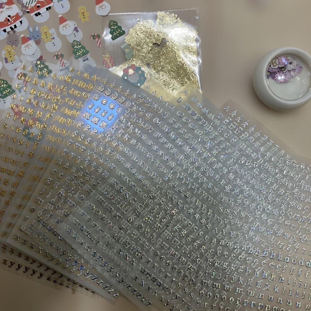 ビーズ・チャーム・グリッターセット