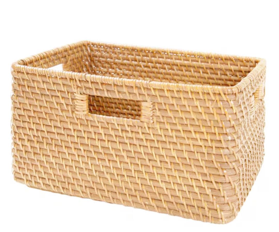 ニトリ　ラタンバスケット　レギュラー　ナチュラル　3セット　送料込み