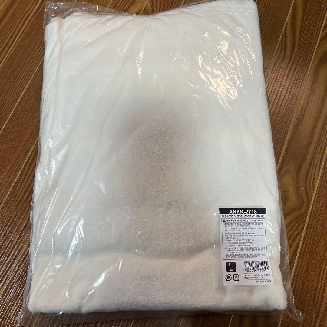 倖田來未　PILE LONG SLEEVE HOODIE -WHITE-（L）