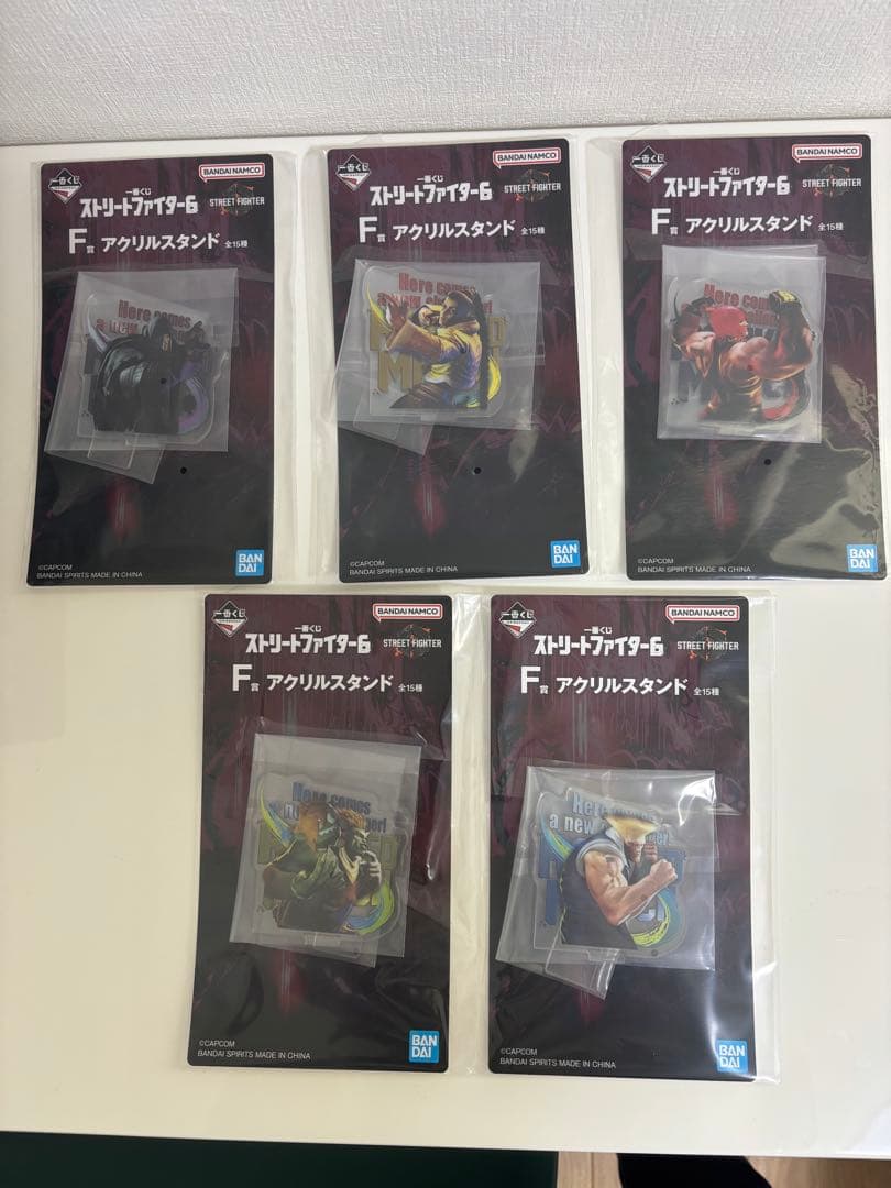 一番くじ ストリートファイター　A賞ジュリラストワン賞豪鬼他セット販売